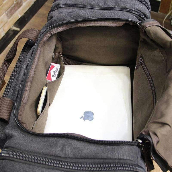 Planet Gates black Xiao.p Travel Bag Large Capacity Men Hand Luggage Travel Duffle Bags Canvas Weekend Bags Multifunctional Travel Bags Black&khaki