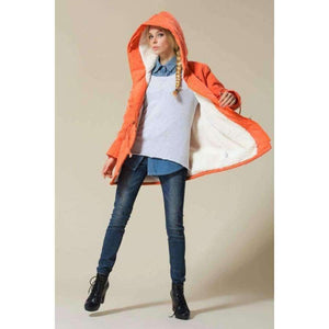 Planet Gates Black / XL Female Winter Jackets 2018 New Winter Coat Parka Women Winter Jacket Cotton Padded Female Plus Size Long Cashmere Coat