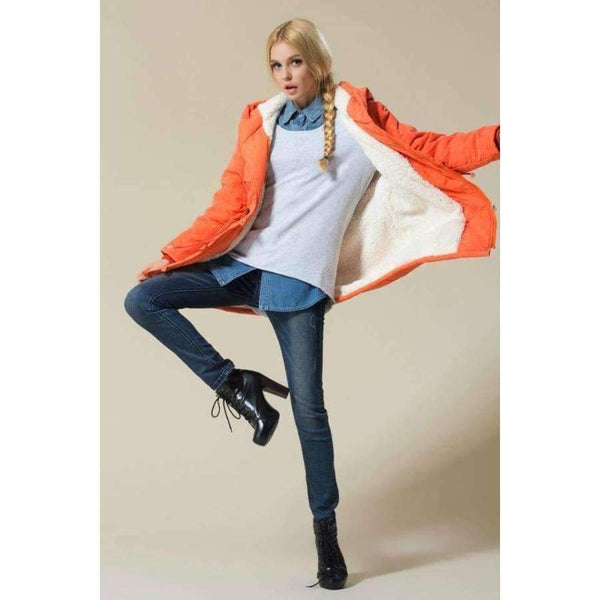 Planet Gates Black / XL Female Winter Jackets 2018 New Winter Coat Parka Women Winter Jacket Cotton Padded Female Plus Size Long Cashmere Coat