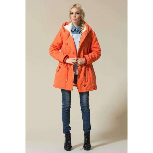 Planet Gates Black / XL Female Winter Jackets 2018 New Winter Coat Parka Women Winter Jacket Cotton Padded Female Plus Size Long Cashmere Coat