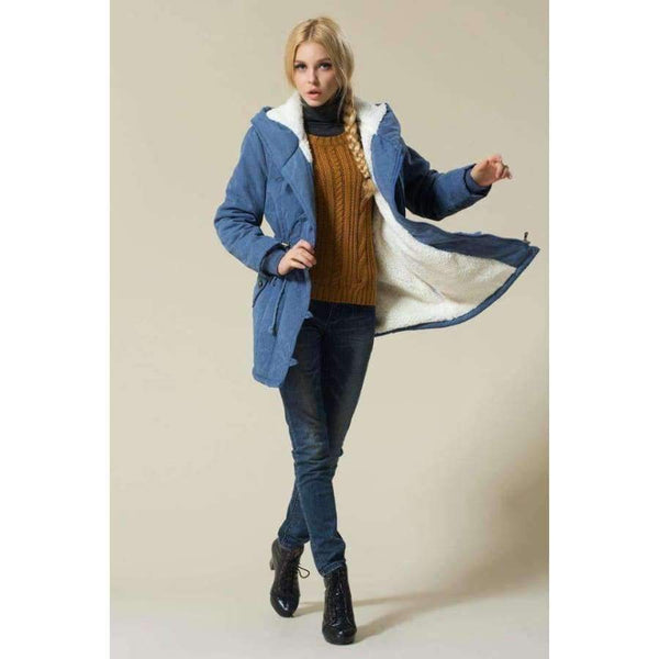 Planet Gates Black / XL Female Winter Jackets 2018 New Winter Coat Parka Women Winter Jacket Cotton Padded Female Plus Size Long Cashmere Coat