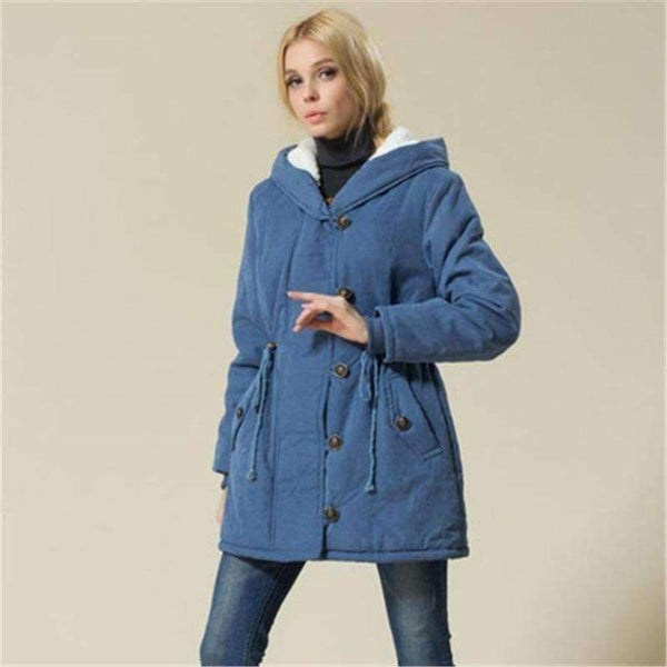 Planet Gates Black / XL Female Winter Jackets 2018 New Winter Coat Parka Women Winter Jacket Cotton Padded Female Plus Size Long Cashmere Coat