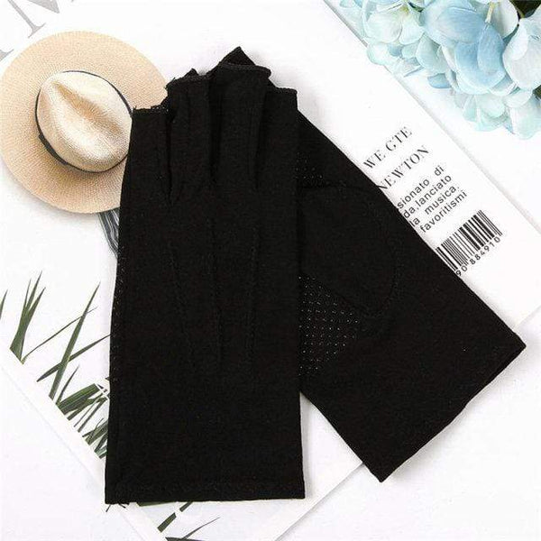 Planet Gates Black / XL Gloves Semi-Finger Man Woman Spring Summer New Thin Style Non-Slip Driving Half Finger Gloves Unisex SZ109N