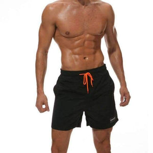 Planet Gates black / XL Swimwear Men Swimming Trunks Mens Swim Briefs Maillot De Bain Homme Bathing Suit Bermuda Surf Beach Wear Man Board Shorts