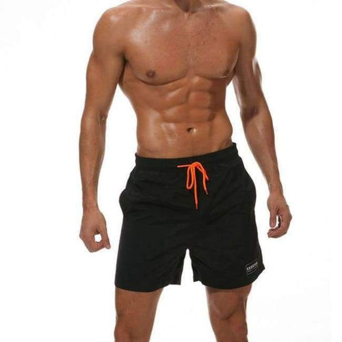 Planet Gates black / XL Swimwear Men Swimming Trunks Mens Swim Briefs Maillot De Bain Homme Bathing Suit Bermuda Surf Beach Wear Man Board Shorts