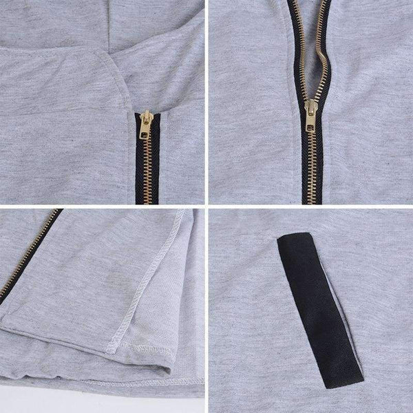 Planet Gates Black / XS Long Sleeve Women Overcoat Fashion Warm Zipper Jacket Outwear Fashion Winter Jacket Women Autumn Hooded Coat With Hat