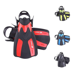 Planet Gates Black XS to M Swim Fins Adult Short Scuba Snorkeling Shoes Swimming Fins Trek Foot Flipper Diving Flippers Diving Fins with Heel