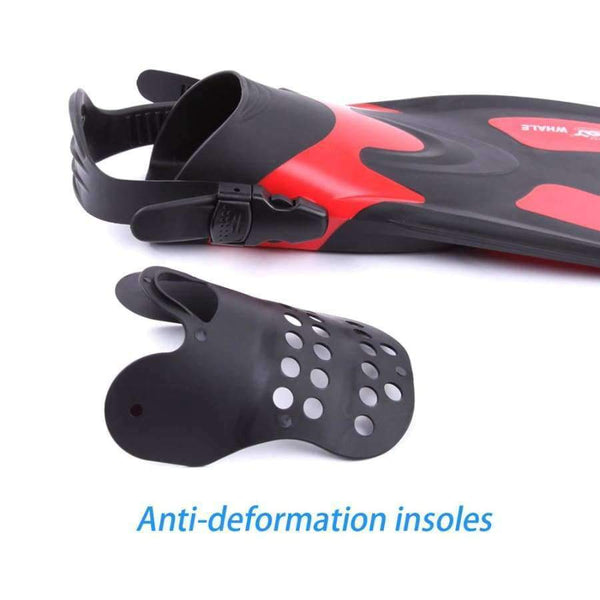 Planet Gates Black XS to M Swim Fins Adult Short Scuba Snorkeling Shoes Swimming Fins Trek Foot Flipper Diving Flippers Diving Fins with Heel