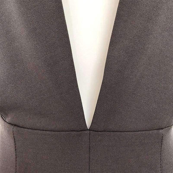 Planet Gates Black / XS / United States New Arrival Summer Jumpsuits for Women 2018 Gray Deep v Neck Fitted Elegant White Sexy Bodycon Jumpsuit Clubwear