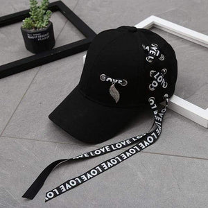 Planet Gates Black / XXL / >8Y Ladies strap Spring Summer Unisex Baseball Caps Mesh Cap Fashion Solid Embroidery Adjustable Hat Women Men Cotton Casual Hats
