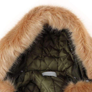 Planet Gates Black / XXL / China Jackets Solid Hooded Fur Casual Warm Thick Winter Jacket Women Long Coat Jaqueta Feminina K3040