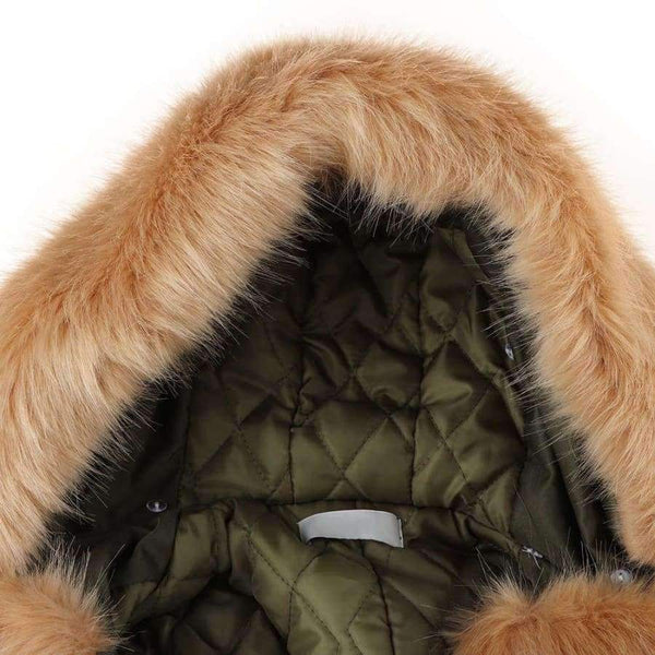 Planet Gates Black / XXL / China Jackets Solid Hooded Fur Casual Warm Thick Winter Jacket Women Long Coat Jaqueta Feminina K3040