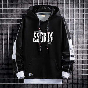 Planet Gates Black / XXL / China Letter Print Mens Hoodies 2021 Japanese Style Hip Hop Casual Sweatshirts Streetwear Male Hoodies Harajuku Pullover Tops