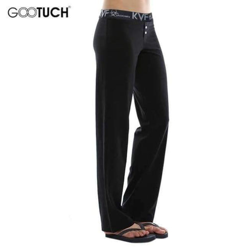 Planet Gates BLACK / XXL Women's Plus Size Sleep Bottoms Loose Pajama Bottoms Homewear Women Casual Home Lounge Pants Sleepwear 7319