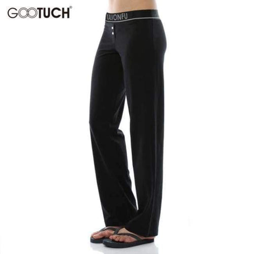 Planet Gates BLACK / XXL Womens Soft Sleep Bottoms Pijama Pants Autumn Winter Sleepwear Pants Plus Szie Lounge Pants Pyjamas Women Homewear Trousers 8943
