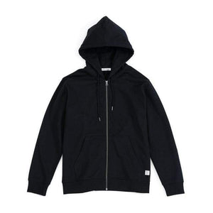 Planet Gates Black / XXXL Winter New Cotton-Jersey Zip-Up Hoodie Men basic hooded Sweatshirts Comfortable Jogger Jackets Outerwear