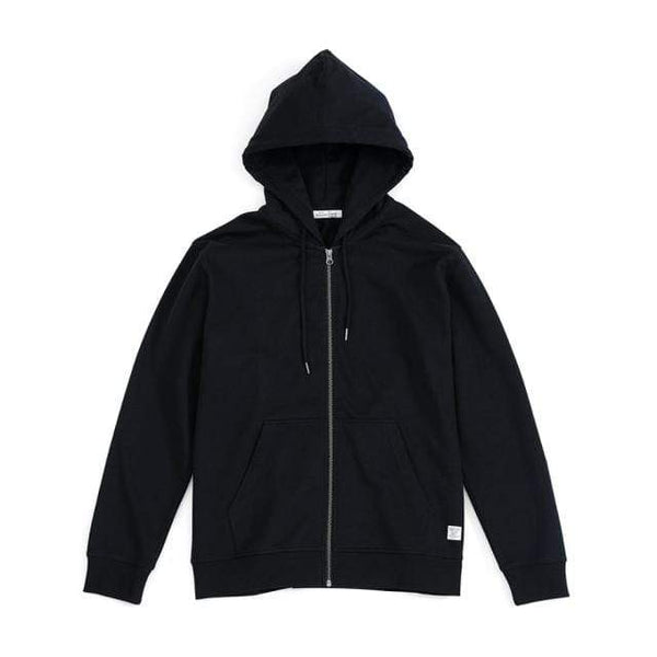 Planet Gates Black / XXXL Winter New Cotton-Jersey Zip-Up Hoodie Men basic hooded Sweatshirts Comfortable Jogger Jackets Outerwear