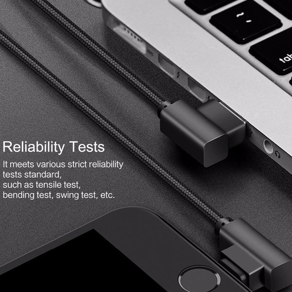 Planet Gates black Yellow / 30cm ROCK Mobile Phone USB Cable for iPhone X 8 7 6 5 Plus 90 Degree Right Angle 2.1A Fast Charger Sync Cord for iPad 2 3 4 Air Pro
