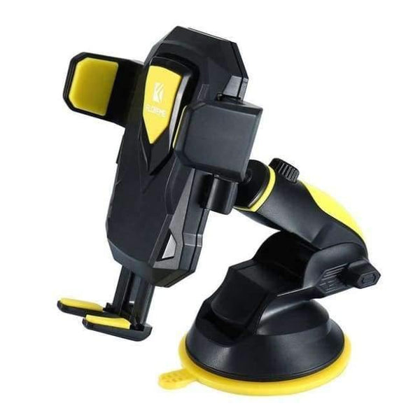 Planet Gates Black Yellow Luxury Car Phone Holder For iPhone X 8 7 6 Plus Windshield Mount Stand 360 Rotation Phone Holder For Samsung S9 S8 Plus