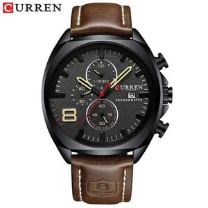 Planet Gates black yellow watch Men Watches Top Brand Luxury CURREN Military Analog Quartz Watch Men's Sport Wristwatch Relogio Masculino Waterproof 30M