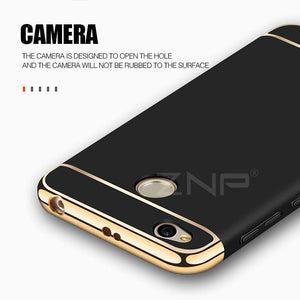 Planet Gates Black ZNP Luxury Hard Back Electroplate Shockproof Cases For Xiaomi Redmi 4X Case 4X Phone Cover For Redmi 4X Case Protective shell