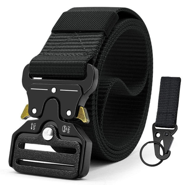 Tactical Belt Nylon Army Belt New Men's Military Multifunction Buckle Outdoor Sports Hook Belt 125/135cm Wide3.8cm