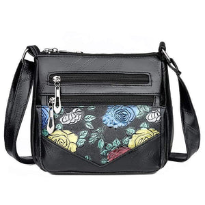 Patchwork Soft Leather Crossbody Bags For Women Luxury Handbags Women Bags Designer Female