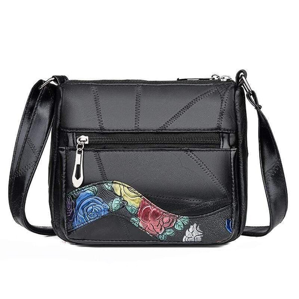 Patchwork Soft Leather Crossbody Bags For Women Luxury Handbags Women Bags Designer Female