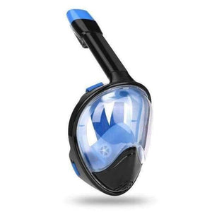 Planet Gates BlackBlue SM Full Face Snorkeling Masks Panoramic View Anti-fog Anti-Leak Swimming Snorkel Scuba Underwater Diving Mask GoPro Compatible