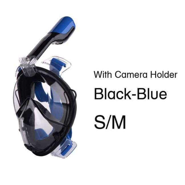 Planet Gates PinkLXL / China Underwater Scuba Anti Fog Full Face Diving Mask Snorkeling Set with Earplug and Camera Holder Mount for Gopro