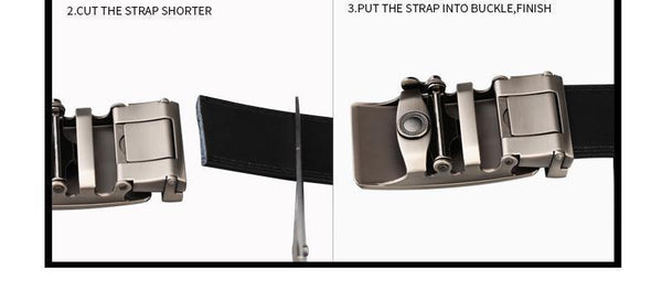 Planet Gates blackCZ070 / 110cm Cow genuine leather men's belt cowhide strap for male automatic buckle belts for men alloy buckle belts