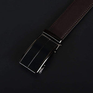 Planet Gates blackCZ070 / 110cm COWATHER New Arrival  cow genuine leather men's belt cowhide strap for male automatic buckle belts for men alloy buckle belts