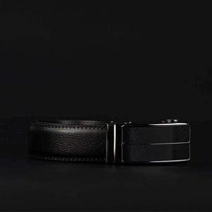 Planet Gates blackCZ070 / 110cm COWATHER New Arrival  cow genuine leather men's belt cowhide strap for male automatic buckle belts for men alloy buckle belts