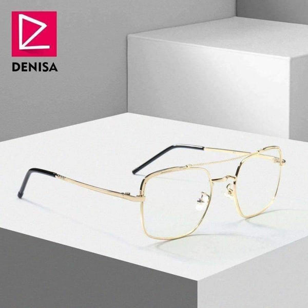 Planet Gates BlackFrame ClearLens DENISA 2018 Optical Spectacle Frame Clear Lens Square Eyeglasses Frame Women/Men Brand Designer Eyewear Oculos G23041