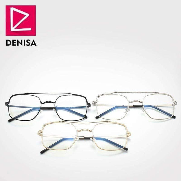 Planet Gates BlackFrame ClearLens DENISA 2018 Optical Spectacle Frame Clear Lens Square Eyeglasses Frame Women/Men Brand Designer Eyewear Oculos G23041