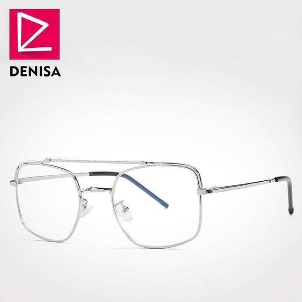 Planet Gates BlackFrame ClearLens DENISA 2018 Optical Spectacle Frame Clear Lens Square Eyeglasses Frame Women/Men Brand Designer Eyewear Oculos G23041