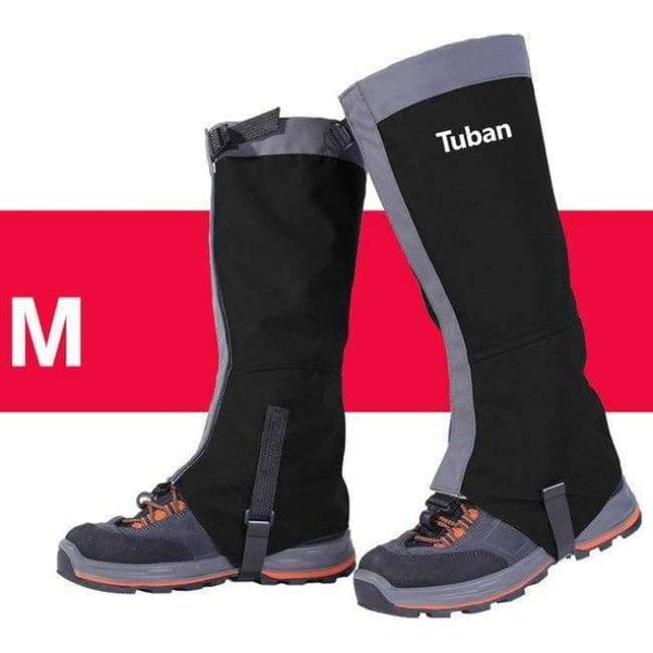 Planet Gates blackM Waterproof Skiing Boots Gaiters Cycling Shoe Cover Camping Hiking Ski Boot Snow Hunting Trekking Climbing Gaiters