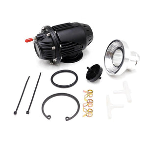Planet Gates BLOW OFF VALVE BOV SQV 4 IV SSQV 4 IV Latest MODEL (Silver/Black) blow dump blow off adaptor SQV4 without logo YC100385