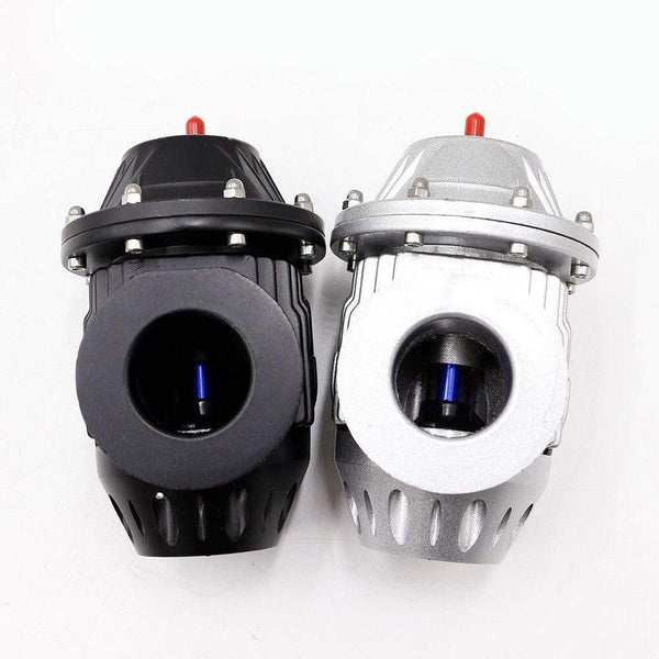 Planet Gates BLOW OFF VALVE BOV SQV 4 IV SSQV 4 IV Latest MODEL (Silver/Black) blow dump blow off adaptor SQV4 without logo YC100385