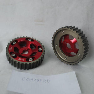 Planet Gates Blox 2pcs Slide Adjustable Cam Gear Pulley Cam Pulley Set For Toyota All Models 84-89 4AGE Inlet and Exhaust EP-CG4AGE