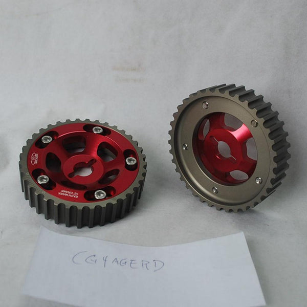 Planet Gates Blox 2pcs Slide Adjustable Cam Gear Pulley Cam Pulley Set For Toyota All Models 84-89 4AGE Inlet and Exhaust EP-CG4AGE