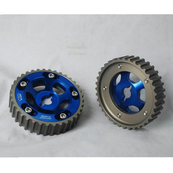 Planet Gates Blox 2pcs Slide Adjustable Cam Gear Pulley Cam Pulley Set For Toyota All Models 84-89 4AGE Inlet and Exhaust EP-CG4AGE