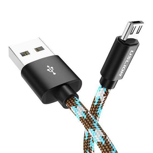 Planet Gates Blue / 0.3M USLION Micro USB Cable 2.1A for Xiaomi Redmi Note 5 Pro Charger Data Cable for Samsung S7 Andriod Microusb Mobile Phone Cables
