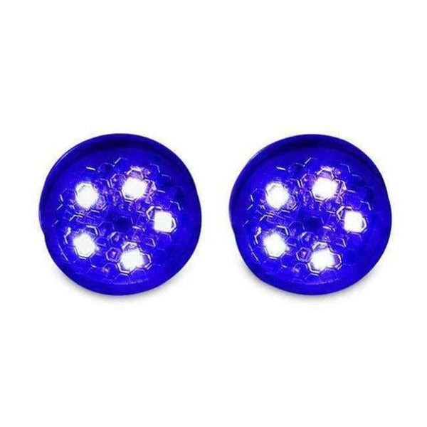 Planet Gates blue / 0-5W 2Pcs/Pair Novelty Car Door Warning Light Flashing LED Universal Wireless Door Open Safety Flicker Anti Rear-end Collision proof