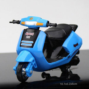 Planet Gates Blue 1:18 Home Children Plastic Car Decor Off-road Vehicle Collection Office Model Toy Diecast Motorcycle Simulation Portable