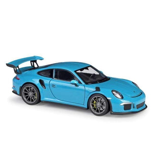 Planet Gates Blue 1:24 Scale Diecast Simulator Car Porsche 911 GT3 RS Model Car Alloy Sports Car Metal Toy Racing Car Toy For Kids Gift