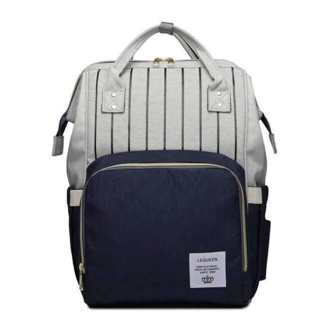Planet Gates Blue Fashion Striped Maternity Nappy Bag Large Capacity Baby Bag Bolsa Maternidade Designer Nursing Bag For Mother Baby Diaper