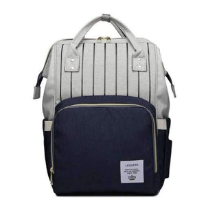 Planet Gates Blue 1 Fashion Striped Maternity Nappy Bag Large Capacity Baby Bag Bolsa Maternidade Designer Nursing Bag For Mother Baby Diaper