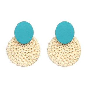 Planet Gates Blue 1 JURAN New Brand Wood Dangle Earrings Hot Fashion 2018 Party Prom Accessories Wedding Jewelry Women Drop Earrings Gifts Cheap