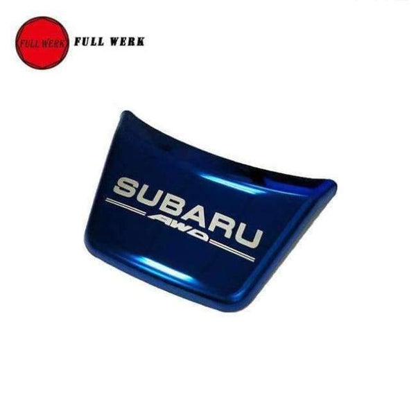 Planet Gates Blue 1 pc Stainless Steel Car Steering Wheel Cover Decoration Sticker for 2018 Subaru Xv Crosstrek Interior Moulding Accessories